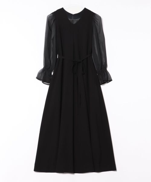 セール】結婚式 オケージョン パーティー 女子会 シアースリーブ V