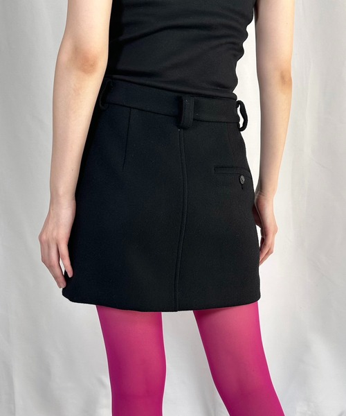 G.V.G.V.（ジーヴィージーヴィー）の「MINI SKIRT（スカート・レディース・マジェンタ/ブラック/ネイビー・36/38）」の5枚目の写真