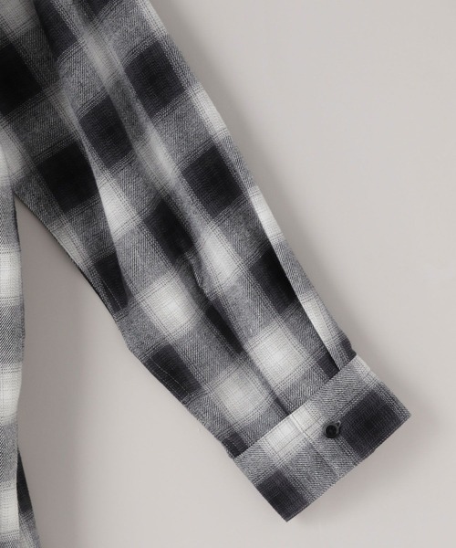 LOWRYS FARM（ローリーズファーム）の「【LFM(U)】ビエラチェックシャツ　 591777（シャツ/ブラウス・メンズ・ブルー/グリーン/ライトブルー/ブラック・LARGE/MEDIUM）」の15枚目の写真