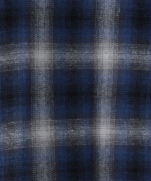 LOWRYS FARM（ローリーズファーム）の「【LFM(U)】ビエラチェックシャツ　 591777（シャツ/ブラウス・メンズ・ブルー/グリーン/ライトブルー/ブラック・LARGE/MEDIUM）」の19枚目の写真
