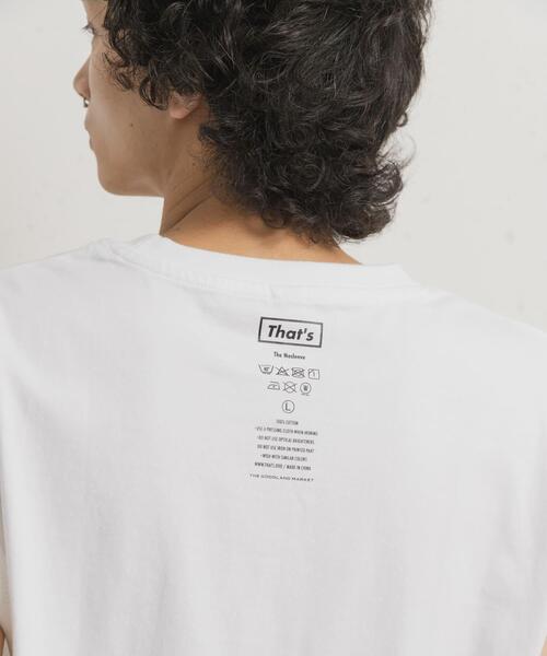THE GOODLAND MARKET(ザグッドランドマーケット)の「『別注』That’s×TGM The Nosleeve TGM(タンクトップ・メンズ・ホワイト/ブラック・MEDIUM/LARGE)」の3枚目の写真