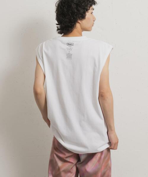 THE GOODLAND MARKET(ザグッドランドマーケット)の「『別注』That’s×TGM The Nosleeve TGM(タンクトップ・メンズ・ホワイト/ブラック・MEDIUM/LARGE)」の13枚目の写真