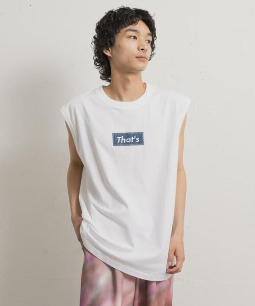 THE GOODLAND MARKET(ザグッドランドマーケット)の「『別注』That’s×TGM The Nosleeve TGM(タンクトップ・メンズ・ホワイト/ブラック・MEDIUM/LARGE)」の14枚目の写真