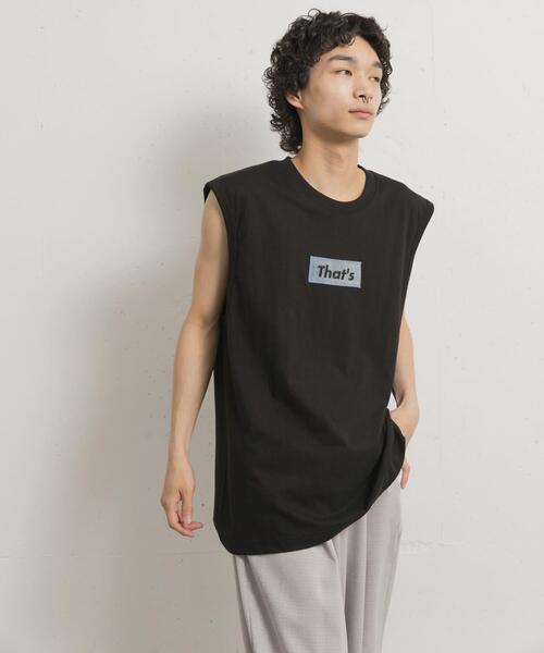 THE GOODLAND MARKET(ザグッドランドマーケット)の「『別注』That’s×TGM The Nosleeve TGM(タンクトップ・メンズ・ホワイト/ブラック・MEDIUM/LARGE)」の9枚目の写真