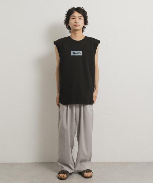 THE GOODLAND MARKET(ザグッドランドマーケット)の「『別注』That’s×TGM The Nosleeve TGM(タンクトップ・メンズ・ホワイト/ブラック・MEDIUM/LARGE)」の8枚目の写真