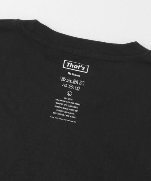 THE GOODLAND MARKET(ザグッドランドマーケット)の「『別注』That’s×TGM The Nosleeve TGM(タンクトップ・メンズ・ホワイト/ブラック・MEDIUM/LARGE)」の4枚目の写真