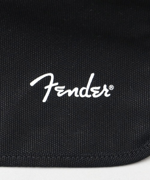 Fender(フェンダー)の「ベビーキャンバス フラップトップ ニュースペーパーバッグ ショルダーバッグ モノグラムストラップ A5対応(ショルダーバッグ・メンズ・ブラック系その他/ブラック・FREE)」の8枚目の写真