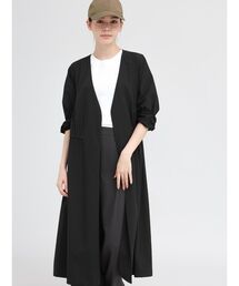 YORT（ヨート）の「【撥水・UVカット】ノーカラーAラインコート（その他アウター）」