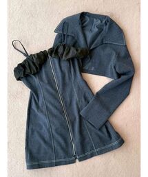 CALNAMUR | クロップドジャケット&ミニワンピースセット(ワンピース)