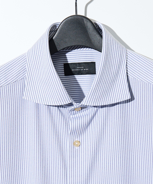 ABAHOUSE(アバハウス)の「ハイストレッチ バックストライプ半袖シャツ【FLEX SHIRTS】(シャツ/ブラウス・メンズ・グレー/ブルー/ネイビー・44/46/48/50)」の4枚目の写真