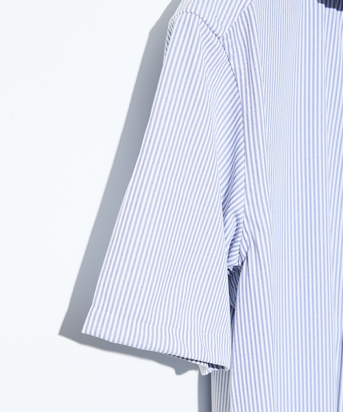 ABAHOUSE(アバハウス)の「ハイストレッチ バックストライプ半袖シャツ【FLEX SHIRTS】(シャツ/ブラウス・メンズ・グレー/ブルー/ネイビー・44/46/48/50)」の5枚目の写真