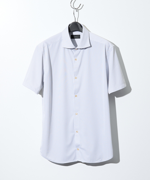 ABAHOUSE(アバハウス)の「ハイストレッチ バックストライプ半袖シャツ【FLEX SHIRTS】(シャツ/ブラウス・メンズ・グレー/ブルー/ネイビー・44/46/48/50)」の15枚目の写真