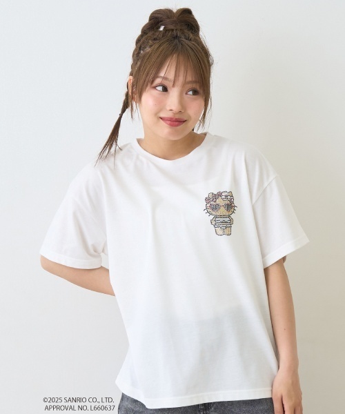 セール】【ハローキティ】日焼け接触冷感Tシャツ（Tシャツ
