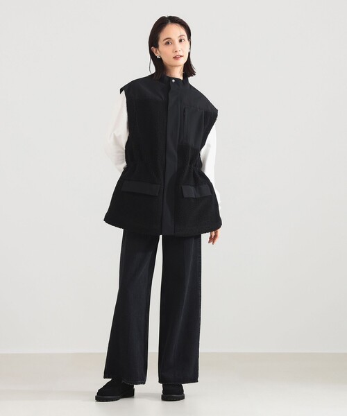 VACHEMENT / タフタ ボア ベスト（ベスト）｜VACHEMENT（ヴァシュモン