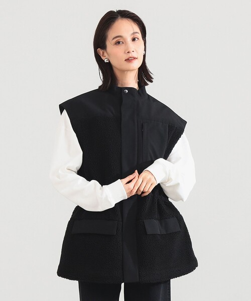 【美品】カオス別注VACHEMENT ヴァシュモンシェルタフタベスト Chaos（カオス） ベスト /VACHEMENT別注シェルタフタベスト レディース