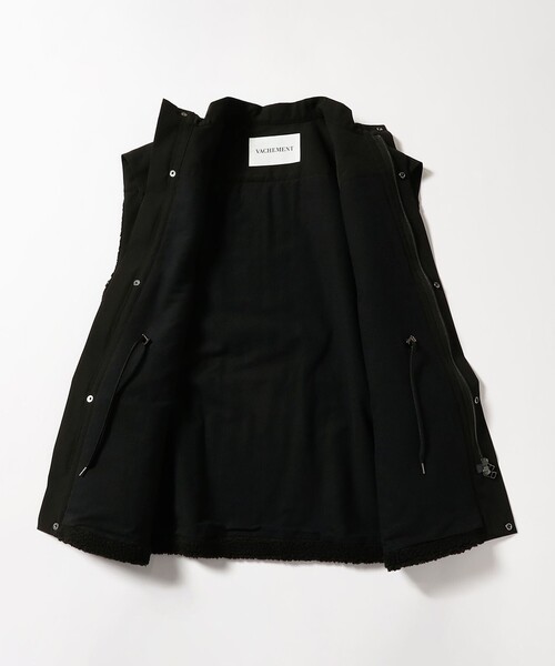 VACHEMENT（ヴァシュモン）の「【1/1値下げ】VACHEMENT / タフタ ボア ベスト（ベスト・レディース・ブラック・ONE SIZE）」の12枚目の写真