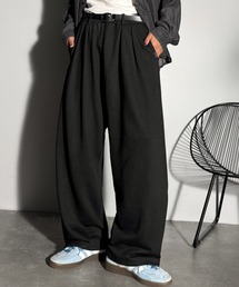 Classical Origin(�N���V�J���I���W��)�́u�x���g���[�v�t���v2�^�b�N�J�[�u�V���G�b�g�X�E�F�b�g�p���c/2-pleat curve silhouette sweatpants(�X�E�F�b�g�p���c)