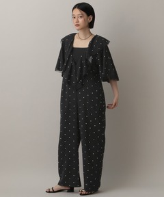 ドット柄オールインワン（サロペット/オーバーオール）｜coca（coca