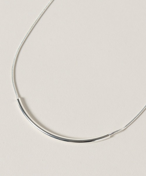 A part by（アパートバイ）の「カーブモチーフネックレス（ネックレス・レディース・GOLD/Silver・FREE）」の6枚目の写真