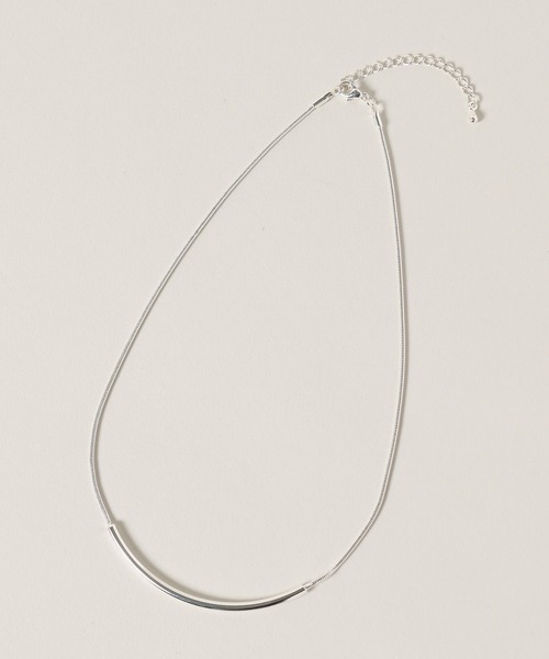 A part by（アパートバイ）の「カーブモチーフネックレス（ネックレス・レディース・GOLD/Silver・FREE）」の5枚目の写真