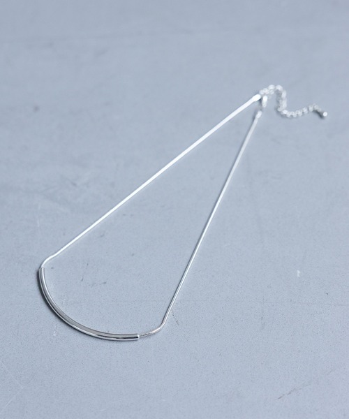 A part by（アパートバイ）の「カーブモチーフネックレス（ネックレス・レディース・GOLD/Silver・FREE）」の9枚目の写真