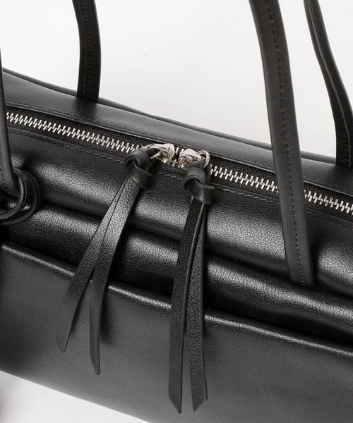 ジョンローレンスサリバン トートバッグ ボストンバッグ レザー ブラック ジョンローレンスサリバン トートバッグ ボストンバッグ レザー