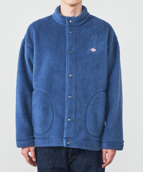 【専用】DANTON | 〈別注〉 ポリエステルタフタ ノーカラーブルゾン DANTON | ダブルフェイスボア スタンドカラージャケット MEN