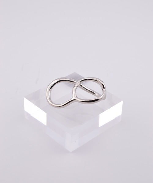 BROTHERHOOD(ブラザーフッド)の「【earyear】Waveform Double Finger Ring(リング・レディース・ゴールド/シルバー・FREE)」の5枚目の写真
