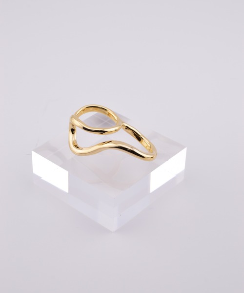 BROTHERHOOD(ブラザーフッド)の「【earyear】Waveform Double Finger Ring(リング・レディース・ゴールド/シルバー・FREE)」の15枚目の写真