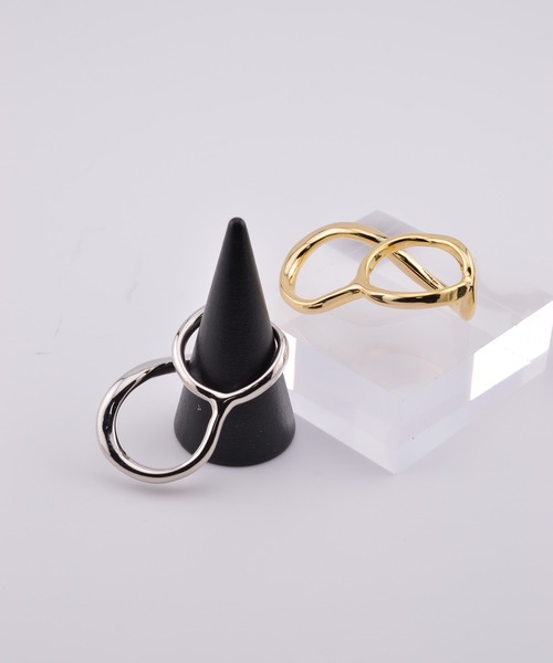BROTHERHOOD(ブラザーフッド)の「【earyear】Waveform Double Finger Ring(リング・レディース・ゴールド/シルバー・FREE)」の20枚目の写真