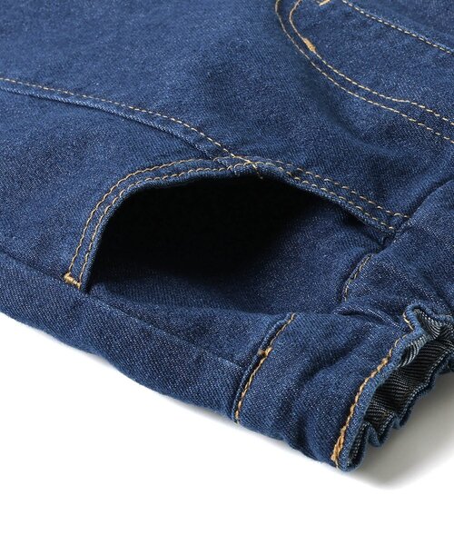 apres les cours（アプレレクール）の「【スリット】裾パール・ラインストーン フレアきゅんパンツ_ジュニア対応（デニムパンツ・キッズ・ブラック/ブルー・90/100/110/120/130/140）」の11枚目の写真