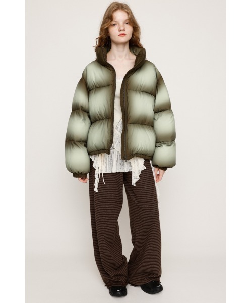 SLY（スライ）の「【2025AW】FADED PRINT PUFFER JK