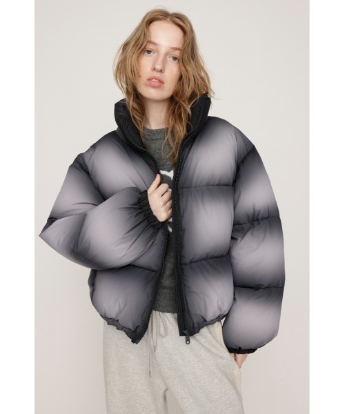 2025AW】FADED PRINT PUFFER JK フェイディド プリント