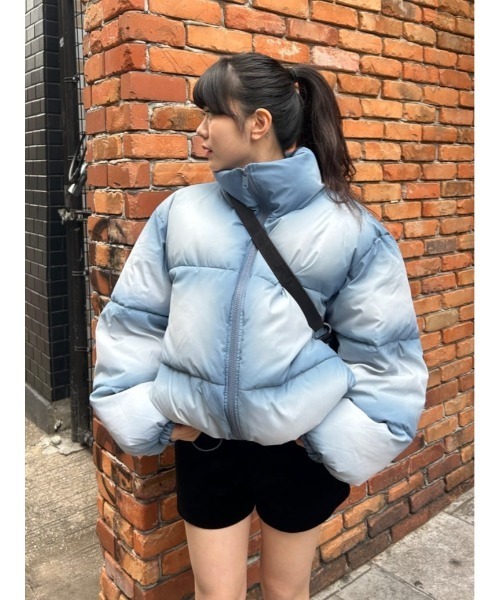 セール】FADED PRINT PUFFER JK フェイディド プリント パッファー