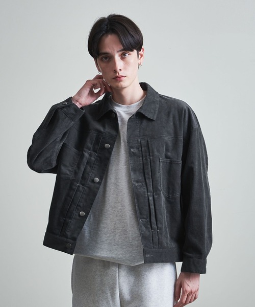 info. BEAUTY&YOUTH（インフォビューティアンドユース）の「【マルチサイズ】14ウェル コーデュロイ ジャケット（その他アウター・メンズ・ブラック/ダークグレー/オフホワイト/ダークブラウン・マルチサイズ）」の3枚目の写真