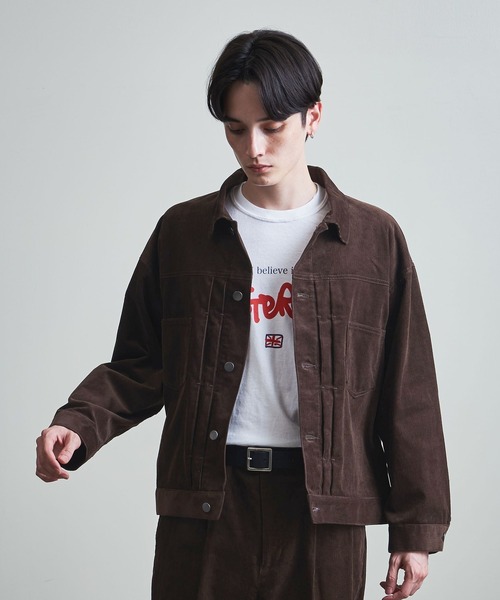 info. BEAUTY&YOUTH（インフォビューティアンドユース）の「【マルチサイズ】14ウェル コーデュロイ ジャケット（その他アウター・メンズ・ブラック/ダークグレー/オフホワイト/ダークブラウン・マルチサイズ）」の9枚目の写真