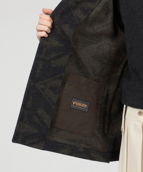 ペンドルトン PENDLETON ウールブランケット 203x229cm 別注】PENDLETON ウールブランケット ジャケット（ブルゾン
