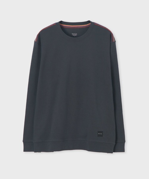 Paul Smith(ポールスミス)の「【ラウンジウェア】アーティストストライプライン ロングスリーブTシャツ【853288 7114】(Tシャツ/カットソー・メンズ・チャコールグレー/ブラック/ネイビー・LARGE/MEDIUM)」の3枚目の写真