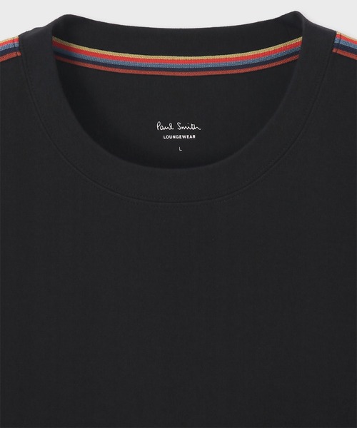 Paul Smith(ポールスミス)の「【ラウンジウェア】アーティストストライプライン ロングスリーブTシャツ【853288 7114】(Tシャツ/カットソー・メンズ・チャコールグレー/ブラック/ネイビー・LARGE/MEDIUM)」の4枚目の写真