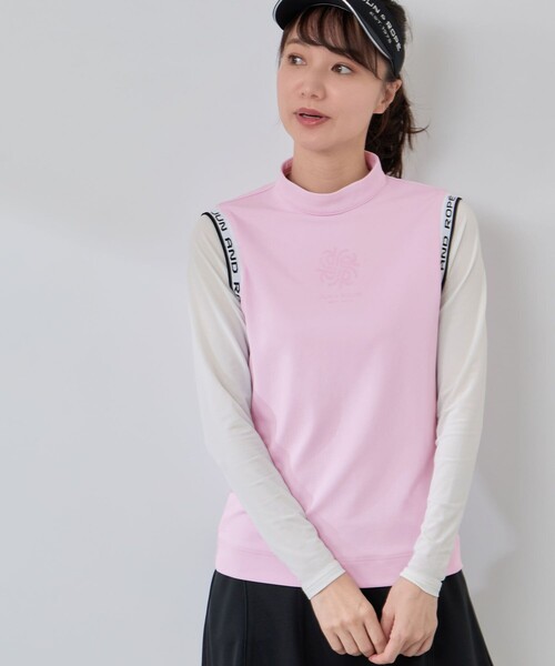 JUN&ROPE'(ジュンアンドロペ)の「ベアスムースフェイクレイヤープルオーバー(Tシャツ/カットソー・レディース・ブラック/オリーブ/ピンク・L/M/S)」の3枚目の写真