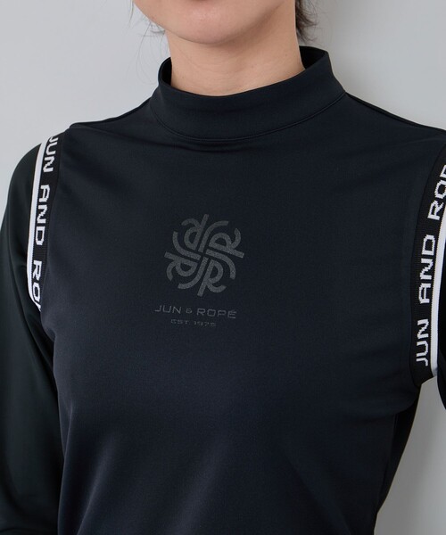 JUN&ROPE'(ジュンアンドロペ)の「ベアスムースフェイクレイヤープルオーバー(Tシャツ/カットソー・レディース・ブラック/オリーブ/ピンク・L/M/S)」の14枚目の写真