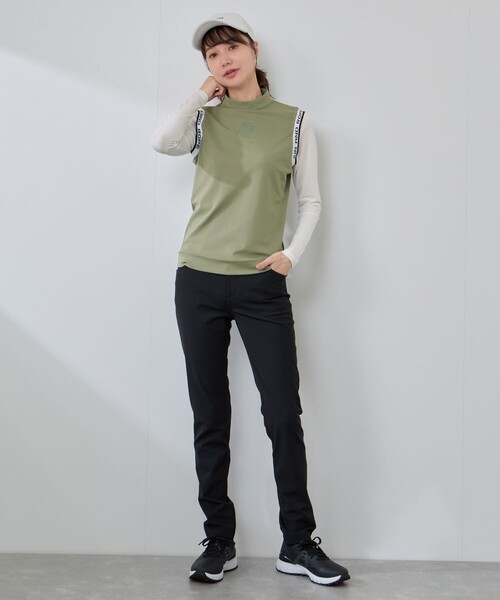 JUN&ROPE'(ジュンアンドロペ)の「ベアスムースフェイクレイヤープルオーバー(Tシャツ/カットソー・レディース・ブラック/オリーブ/ピンク・L/M/S)」の7枚目の写真