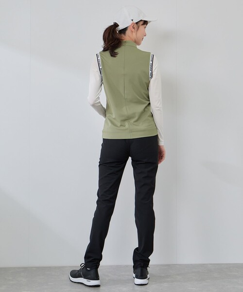 JUN&ROPE'(ジュンアンドロペ)の「ベアスムースフェイクレイヤープルオーバー(Tシャツ/カットソー・レディース・ブラック/オリーブ/ピンク・L/M/S)」の8枚目の写真