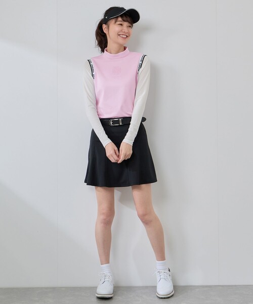 JUN&ROPE'(ジュンアンドロペ)の「ベアスムースフェイクレイヤープルオーバー(Tシャツ/カットソー・レディース・ブラック/オリーブ/ピンク・L/M/S)」の11枚目の写真