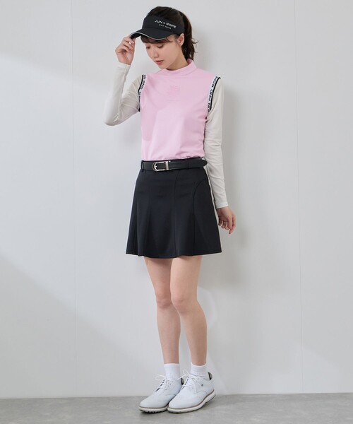 JUN&ROPE'(ジュンアンドロペ)の「ベアスムースフェイクレイヤープルオーバー(Tシャツ/カットソー・レディース・ブラック/オリーブ/ピンク・L/M/S)」の4枚目の写真