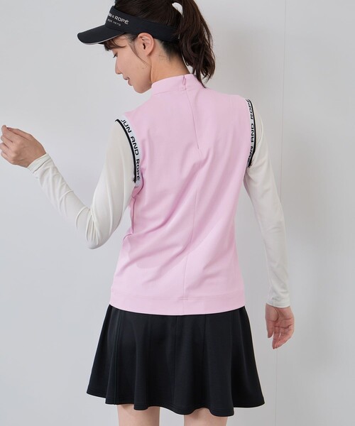 JUN&ROPE'(ジュンアンドロペ)の「ベアスムースフェイクレイヤープルオーバー(Tシャツ/カットソー・レディース・ブラック/オリーブ/ピンク・L/M/S)」の5枚目の写真