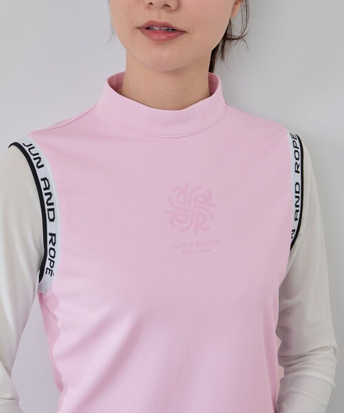 JUN&ROPE'(ジュンアンドロペ)の「ベアスムースフェイクレイヤープルオーバー(Tシャツ/カットソー・レディース・ブラック/オリーブ/ピンク・L/M/S)」の19枚目の写真