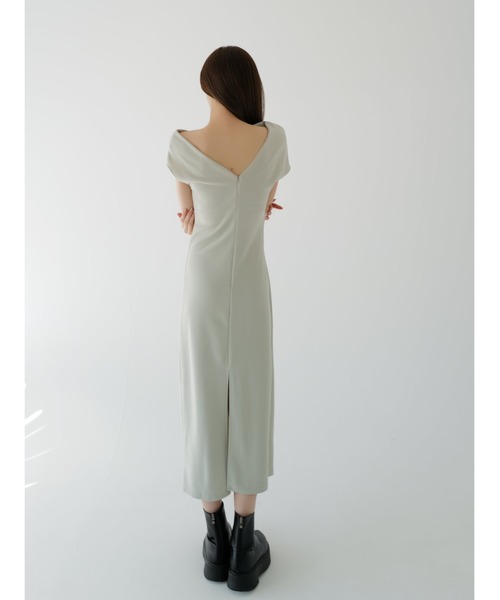 off shoulder drape dress（ドレス）｜celon（セロン）の