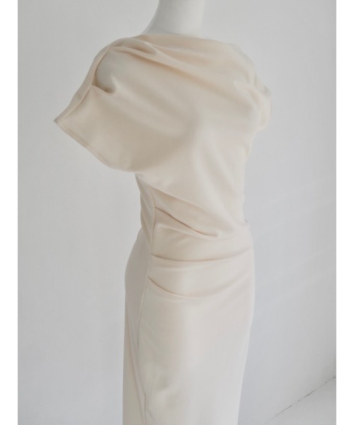 off shoulder drape dress（ドレス）｜celon（セロン）の