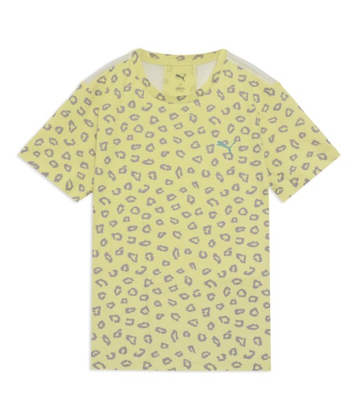 PUMA(プーマ)の「プーマ TRN EDGE SS Tシャツ(Tシャツ/カットソー・レディース・イエロー/ホワイト/チャコールグレー・L/S/M)」の1枚目の写真